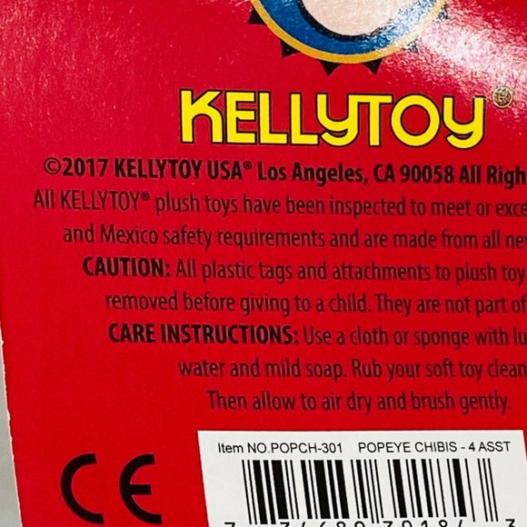 Popeye Wimpy Character Plush Toy - NWT (2017) - Picture 6 of 8